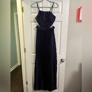 Lulu's Deep Blue Maxi Dress